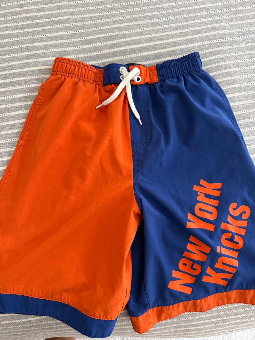 Knicks swim trunks!